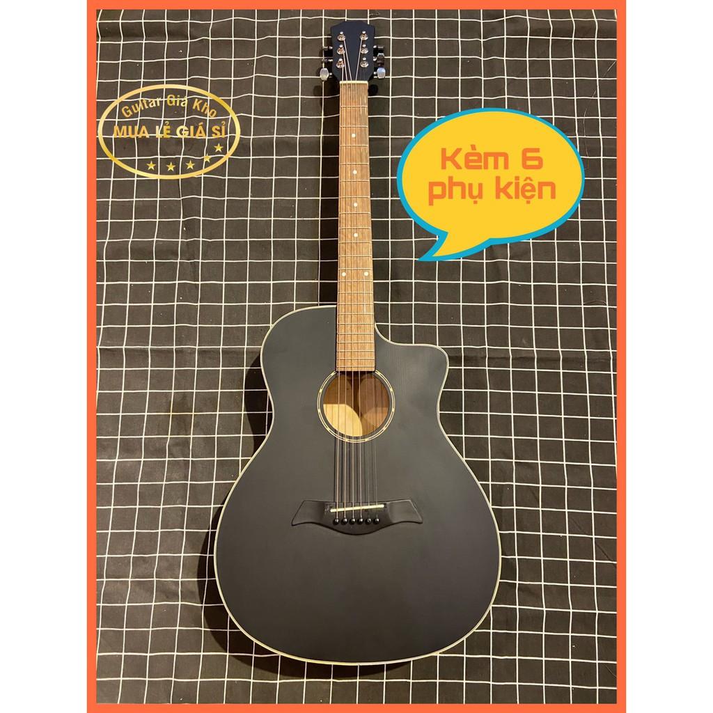 Đàn Guitar acoustic Việt nam có ty giá sỉ cho người mới chơi GK-02 màu đen