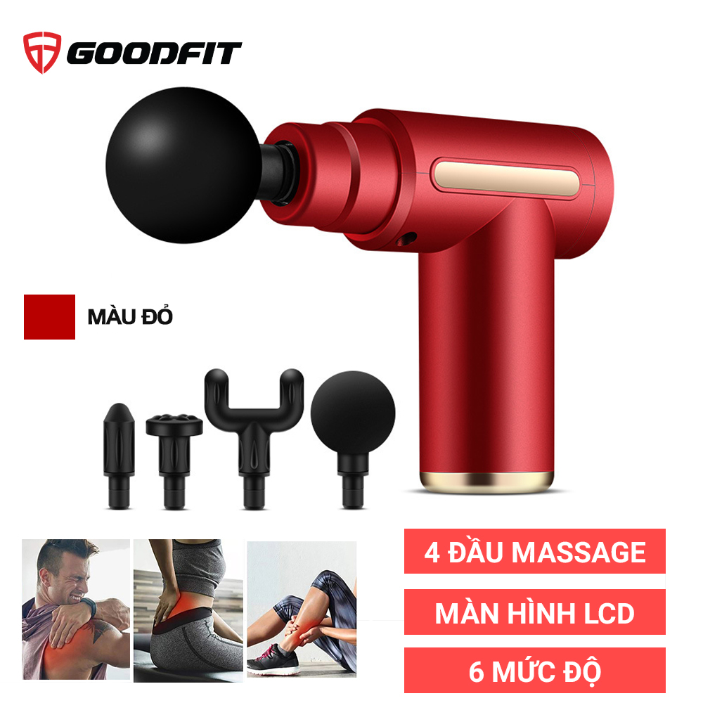 Máy mát xa cầm tay mini Massage Gun GoodFit GF212MG