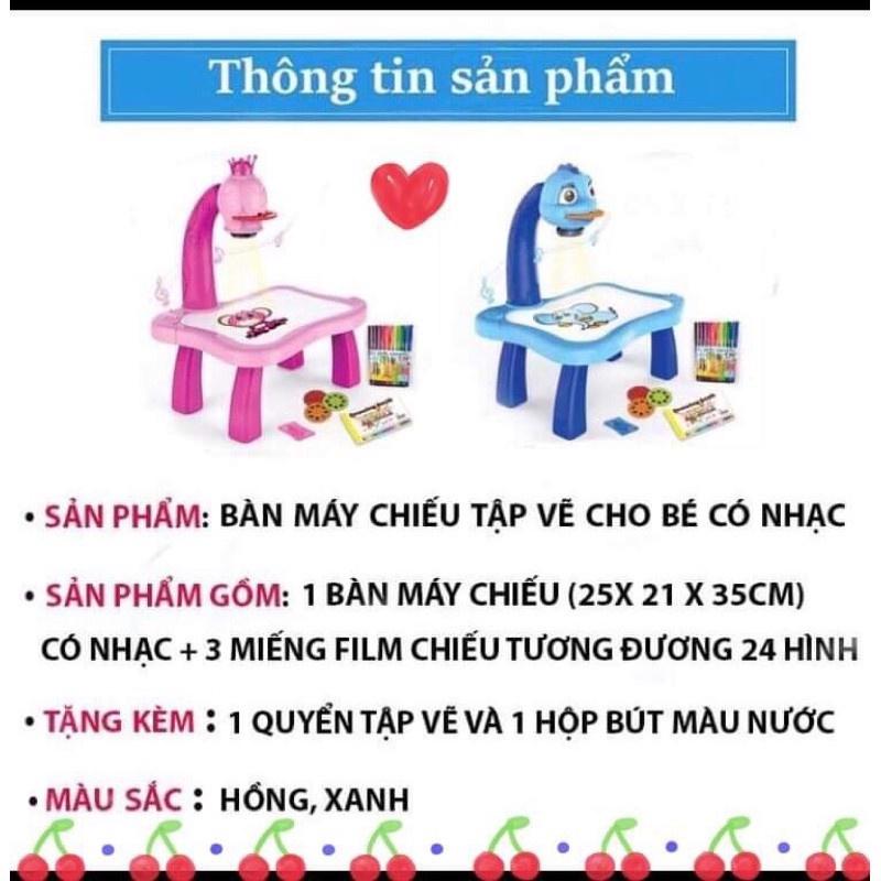 Bộ Bàn Máy Chiếu Cho Bé Tập Vẽ An Toàn, Tăng Khả Năng Tư Duy Và Mỹ Thuật, Sáng Tạo Logic