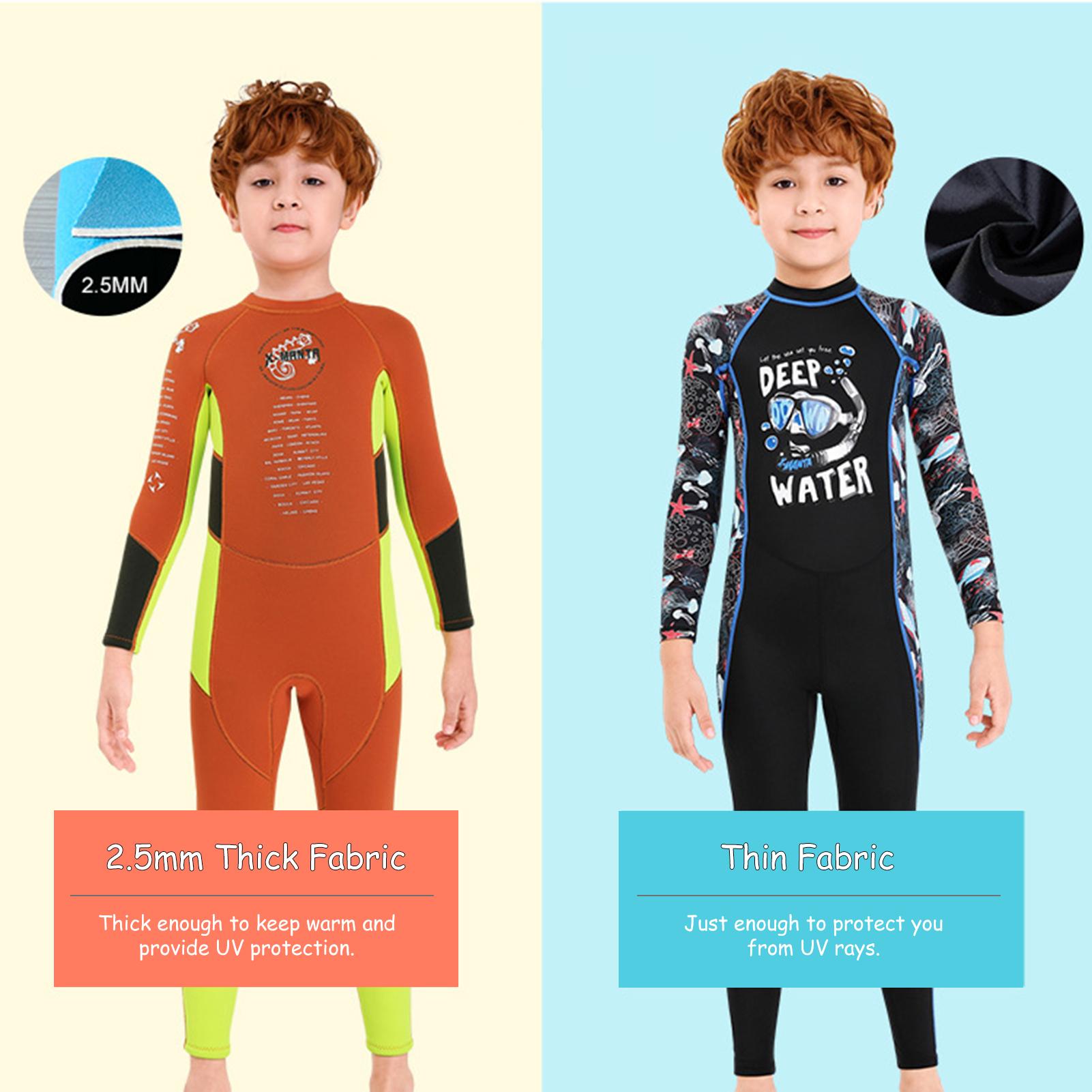 Bộ đồ bơi, lặn biển dài tay một mảnh cho bé trai