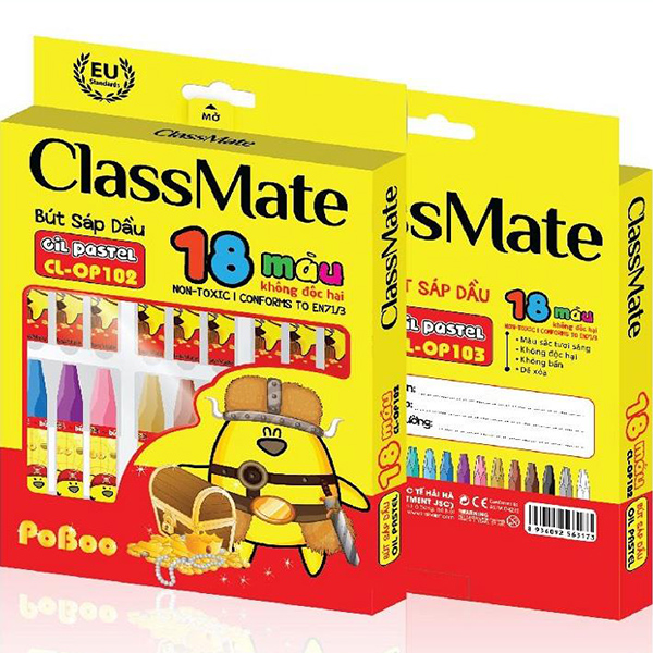 Bút Sáp Dầu Classmate OP102 - 18 Màu