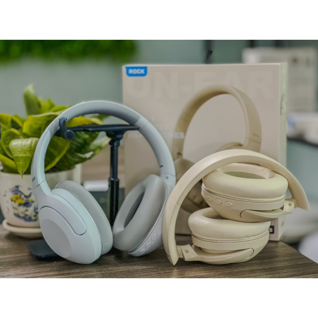 Headphone Tai nghe bluetooth chụp tai không dây chống ồn chủ động ANC Rockspace O3 có mic nghe nhạc 15h hàng chính hãng