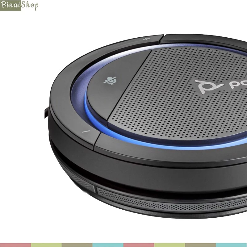 Poly Calisto 5300 - Micro Kèm Loa Hội Nghị Trực Tuyến, Bluetooth 5.0, Tích Hợp Microsoft Teams Dành Cho Nhóm 3-5 Người - Hàng chính hãng