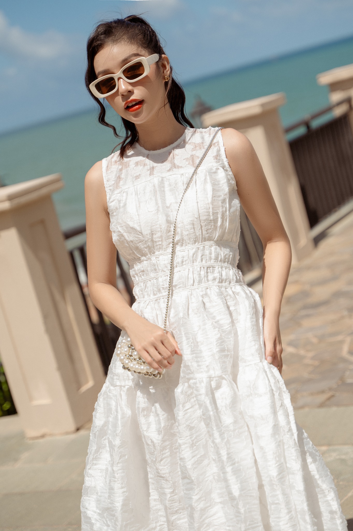 OLV - Đầm White Flowers Dress