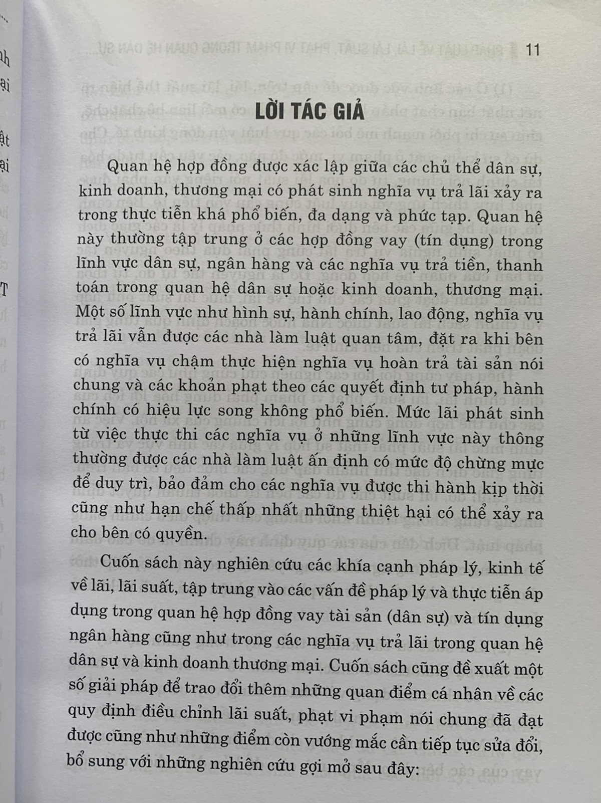 Pháp luật về lãi, lãi suất, phạt vi phạm trong quan hệ dân sự, thương mại và tín dụng ngân hàng