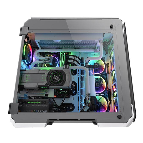 Vỏ Case Máy Tính Thermaltake View 71 Tempered Glass Snow Edition CA-1I7-00F6WN-00 E-ATX - Hàng Chính Hãng