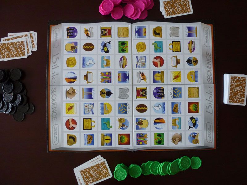 BOARDGAME NHÓM KIẾM HÌNH BIBLE SEQUENCE GAME