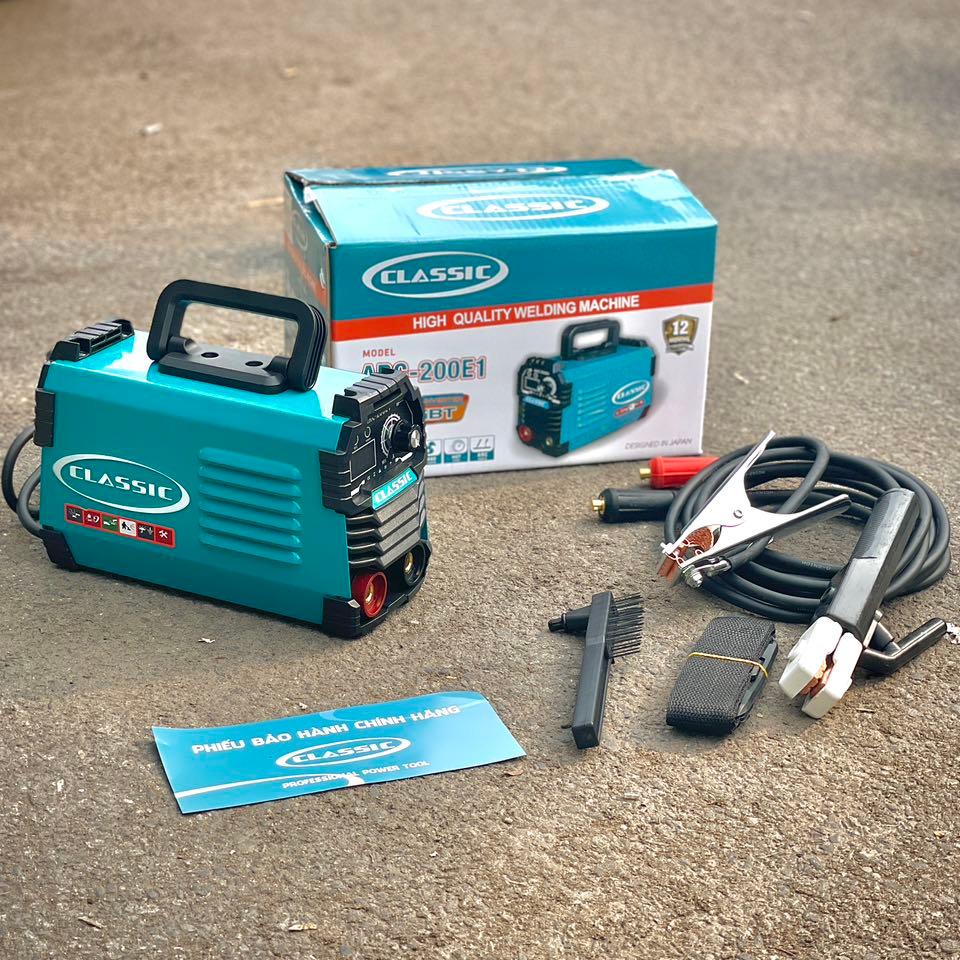 MÁY HÀN QUE 2.5MM 200A CLASSIC ARC-200E1- HÀNG CHÍNH HÃNG