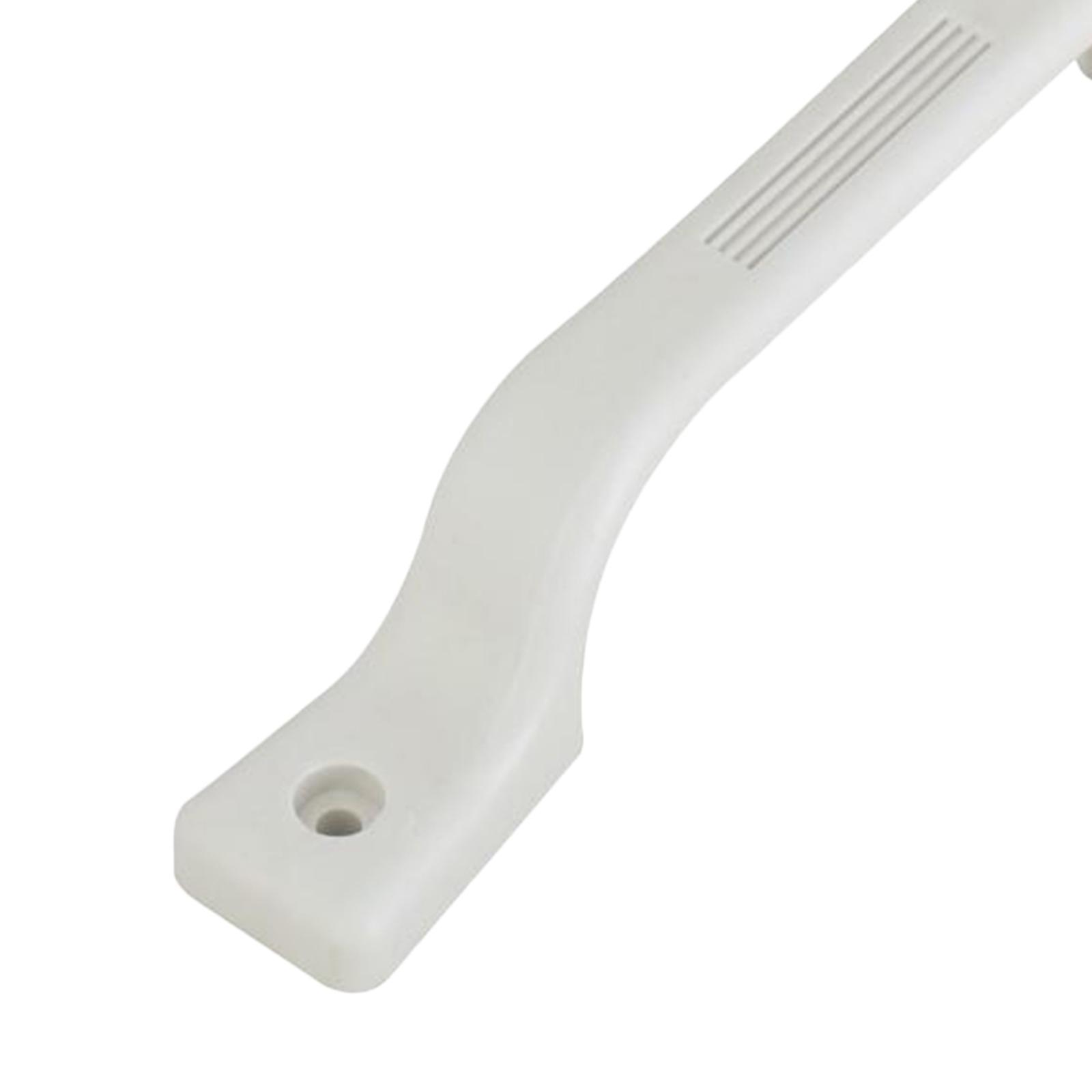 Plastic Grab Handle-Entry Door Assist Bar for RV Camper Cargo Trailer White