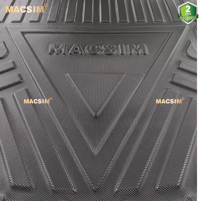 Thảm lót cốp Mercedes C 2014-2021 nhãn hiệu Macsim chất liệu tpv cao cấp màu đen hàng loại 2