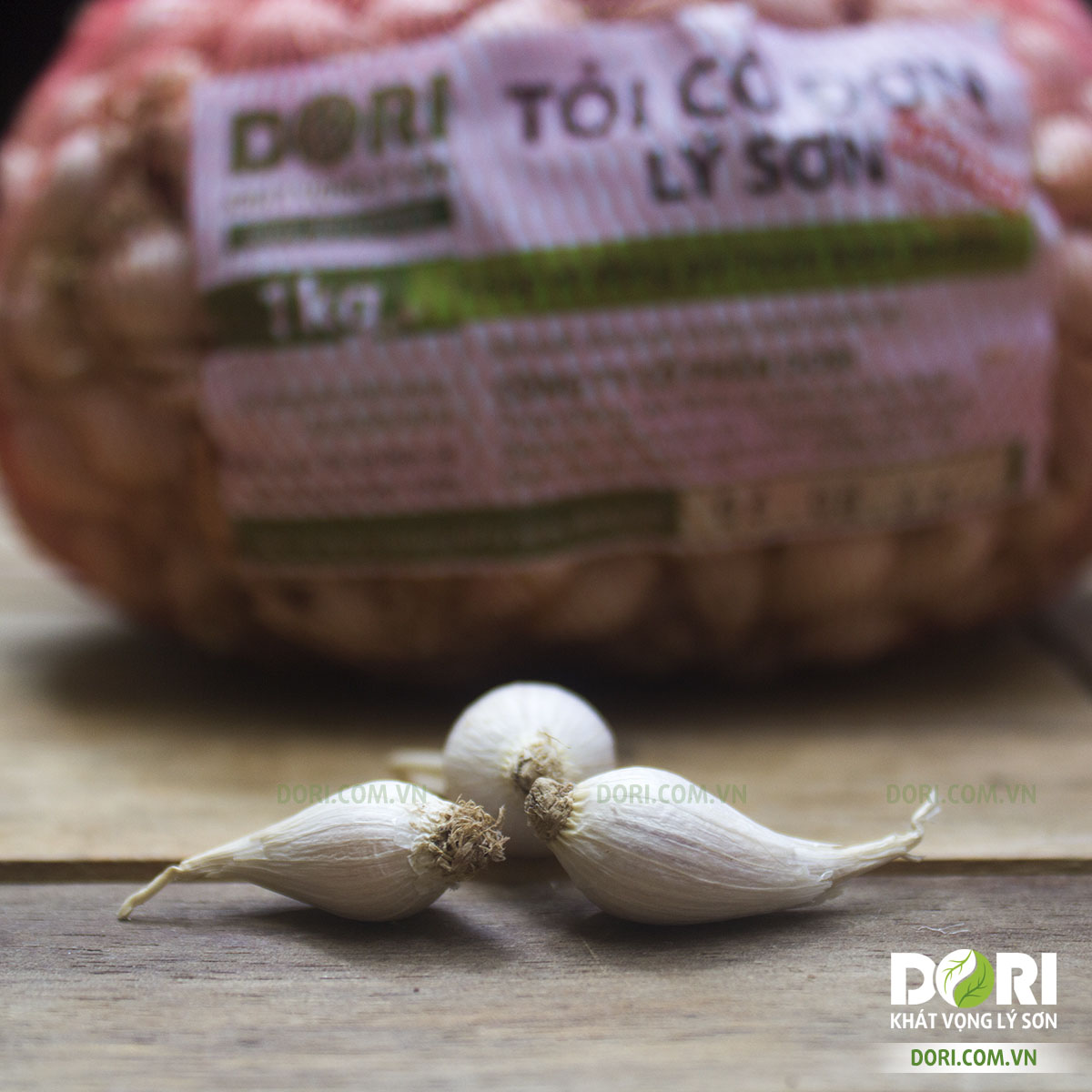 Đặc Sản Quảng Ngãi - Tỏi Cô đơn Lý Sơn Túi lưới 1kg - Trồng tại đảo Lý Sơn - Cam kết đúng xuất xứ - Hoàn tiền 200% nếu sai cam kết - Dùng để ăn sống hoặc chế biến