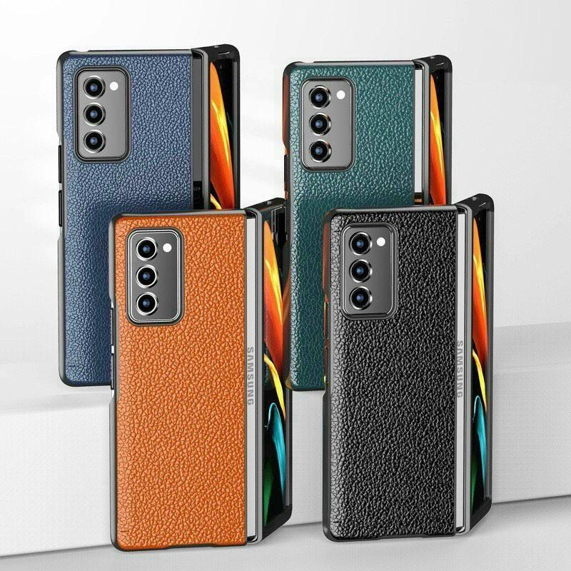 Ốp lưng Galaxy Z Fold 2 Likgus Leather Case dành cho samsung chống xốc, sang trọng