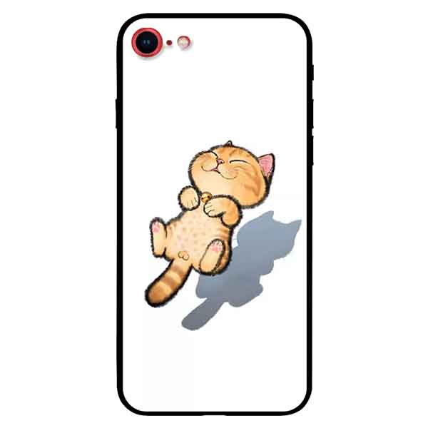 Ốp lưng in cho Iphone 7/ 8 Mẫu Mèo Vàng