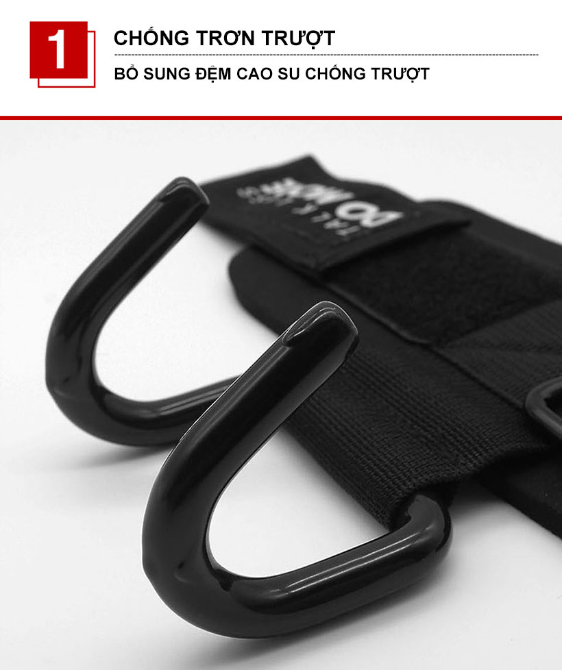 Dây kéo lưng trợ lực cổ tay AOLIKES 7642 nâng tạ tập gym sports fitness protection help wristbands