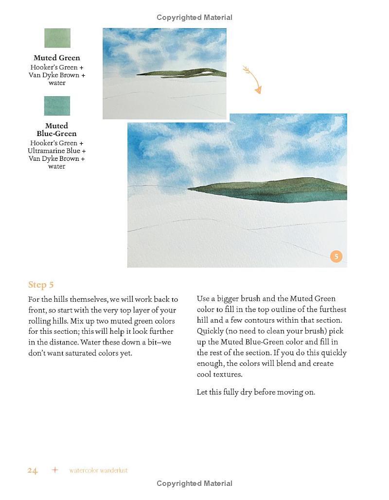 Sách ngoại văn: Watercolor Wanderlust - The Ultimate Guide To Painting Beautiful Landscapes