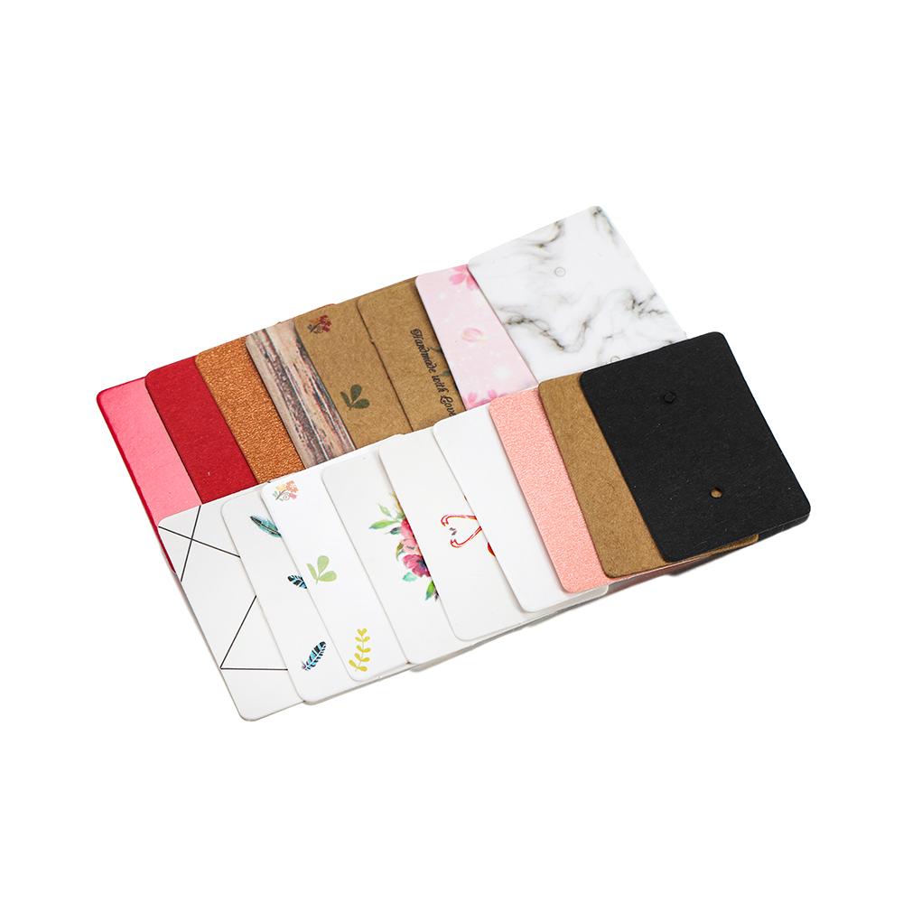 Set 100 Nhãn Giấy Gắn Bông Tai Chất Lượng Cao