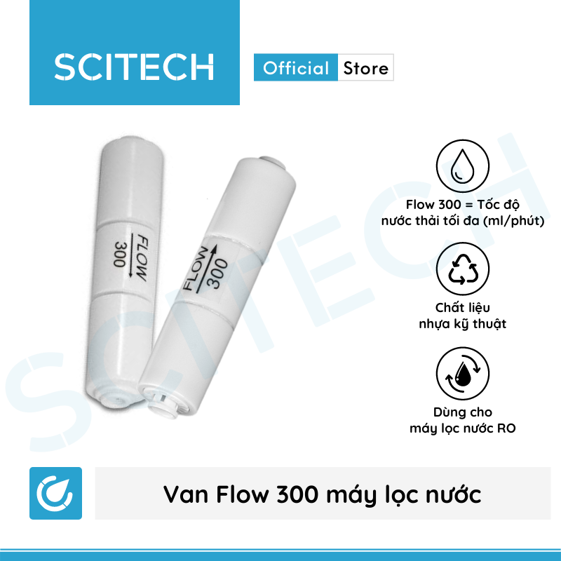 Van nước thải, van Flow máy lọc nước - Hàng chính hãng