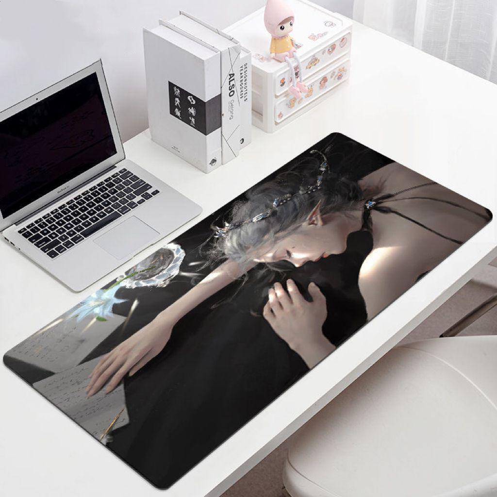 Tấm Lót Chuột Bàn Phím In Hình Anime Dễ Thương Sáng Tạo