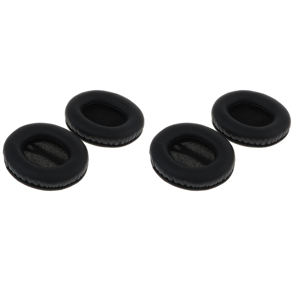2 Cặp Tai Nghe Ốp Lưng Mút Dành Cho Tai Nghe Sony MDR ZX750bn Đen