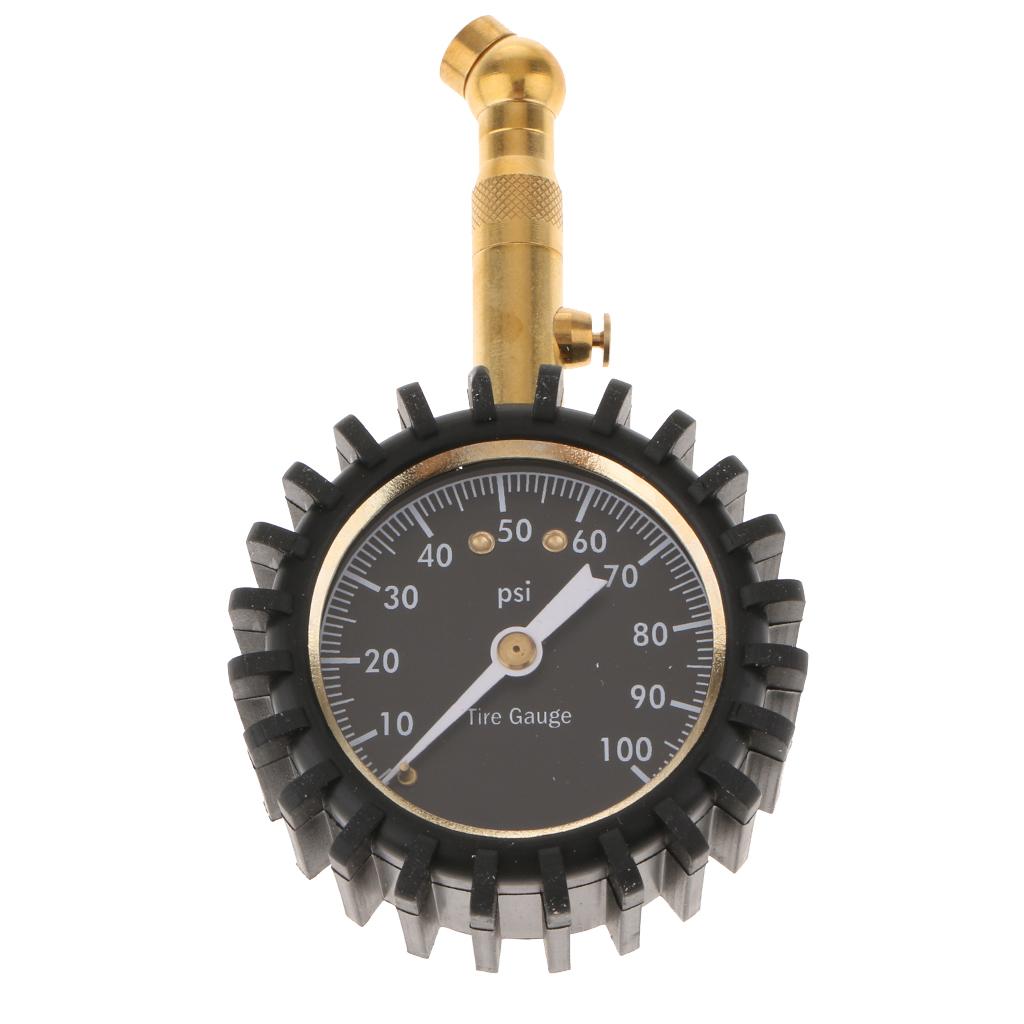 Car Motorcycle Tire Pressure Gauge 100psi Professional Mechanical Tire Gauge