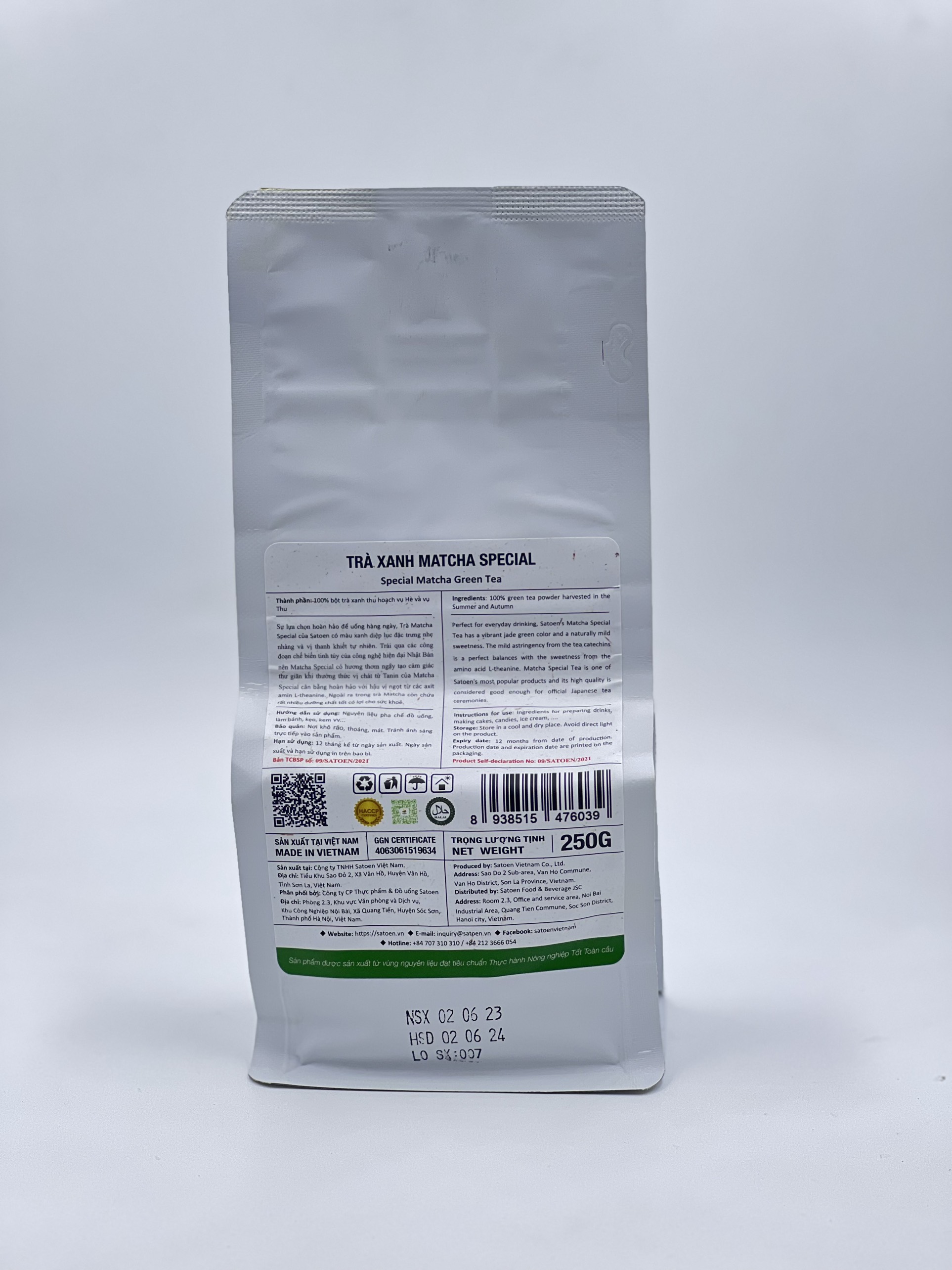 Trà xanh Matcha Special 250g