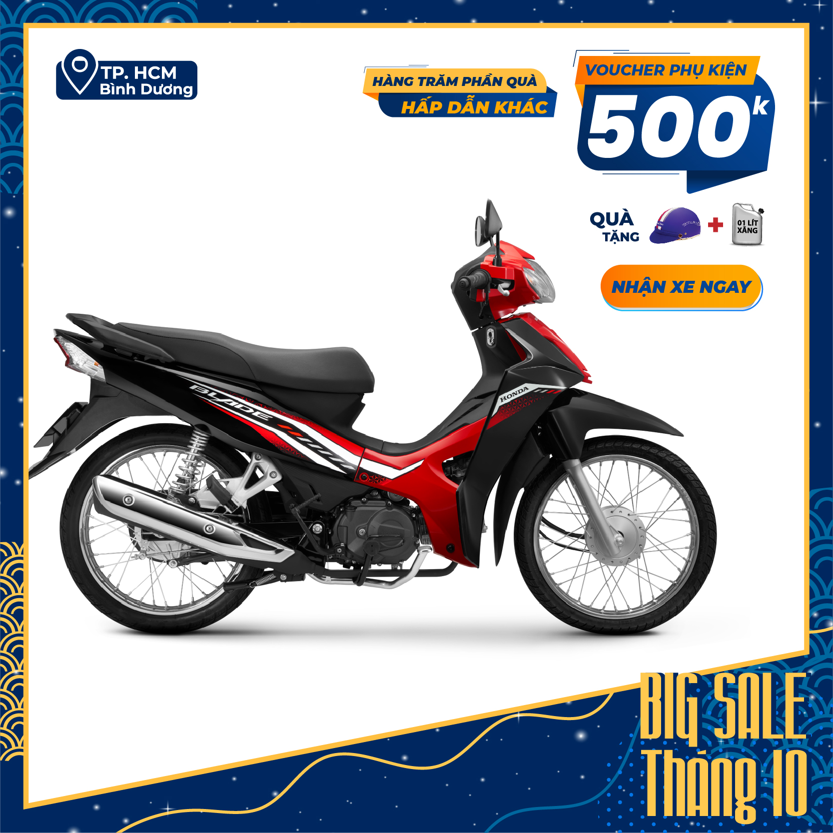 Xe máy Honda BLADE phiên bản Tiêu Chuẩn 2023
