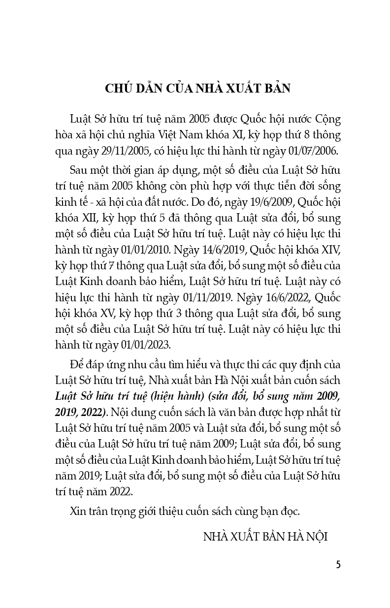 Luật Sở Hữu Trí Tuệ