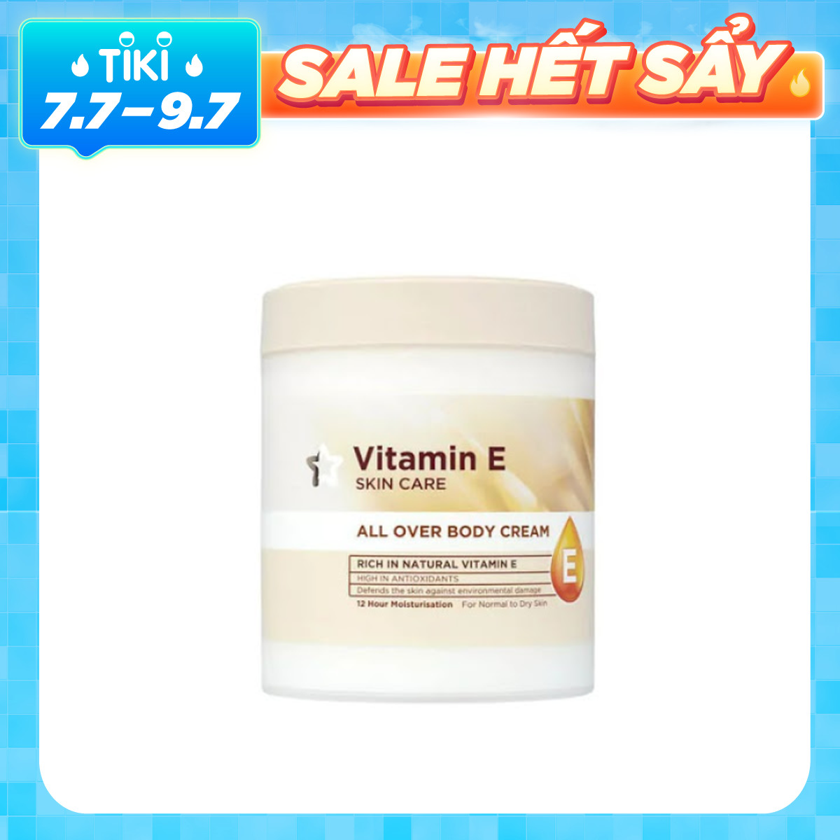 Kem dưỡng thể Superdrugs Vitamin E body cream 475ml