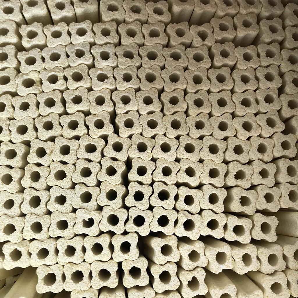 VẬT LIỆU LỌC SỨ THANH MAI HOA VÀNG NGẮN 9x2,5x2,5 CHO BỂ CÁ