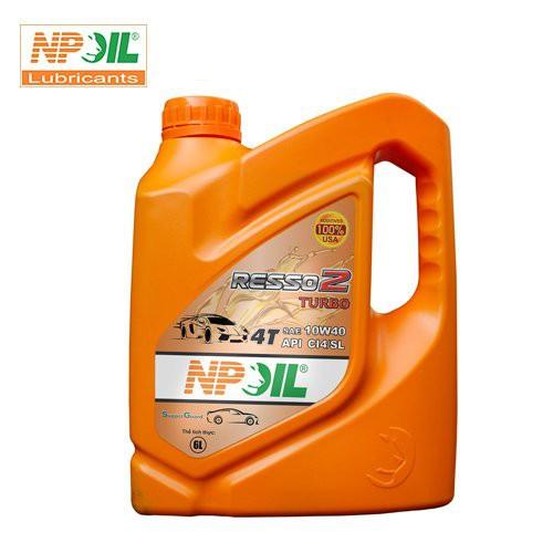 Dầu nhớt động cơ xe ôtô  RESSO 2 - CI4/SL - 10W40 - Can 4L/5L/6L - Hàng Chính Hãng