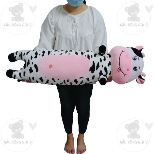 GỐI ÔM BÒ SỮA 65CM CHO BÉ LÔNG MỊN CAO CẤP