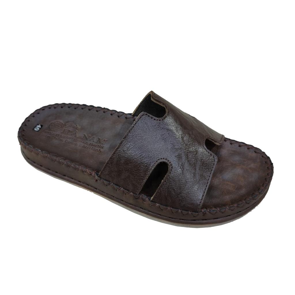 Dép Nam Quai Ngang Da Bò Thật TiTi ĐÔ Cao Cấp DNA2209