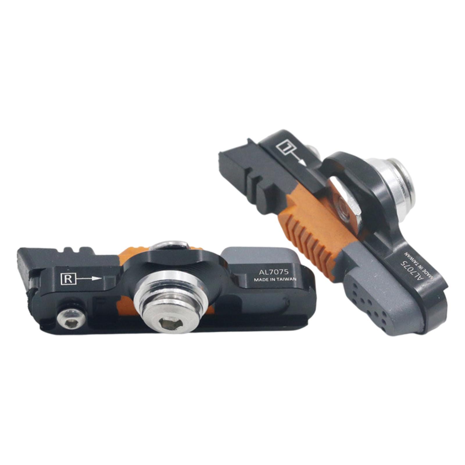Cycle Brakes Blocks Reliable Lightweight V-Brake Shoes Pads C-caliper Extension Kit Bicycle Caliper Brake Pads for Right Left Blocks