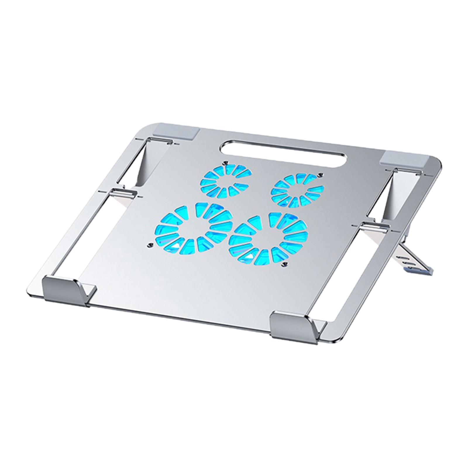 Laptop Stand with Cooling Fan Notebook Riser Aluminum Alloy for Notebook
