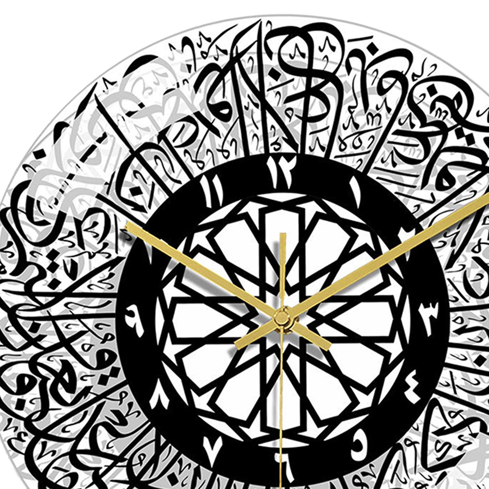 Acrylic Wall Clock Silent Clock for Living Room Home