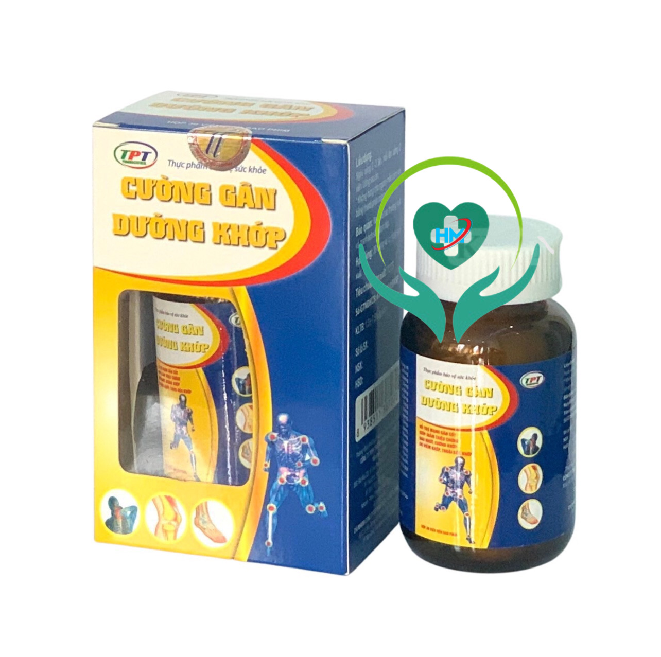 CƯỜNG GÂN DƯỠNG KHỚP TPT Hộp 30 viên - Giúp các khớp vận động linh hoạt ,giảm các triệu chứng đau khớp, đau cột sống, Lisse