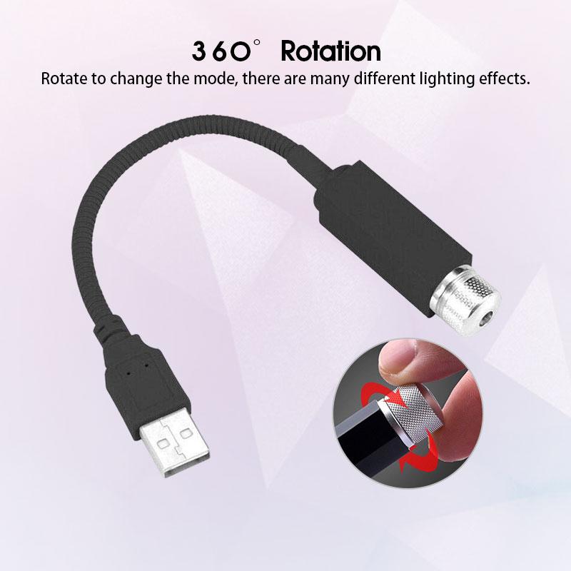 Đèn Led Chiếu Trần Xe Hơi, Đèn LED Chiếu Hình Bầu Trời Đầy Sao,tạo bầu không khí thích hợp trang trí bên trong xe hơi