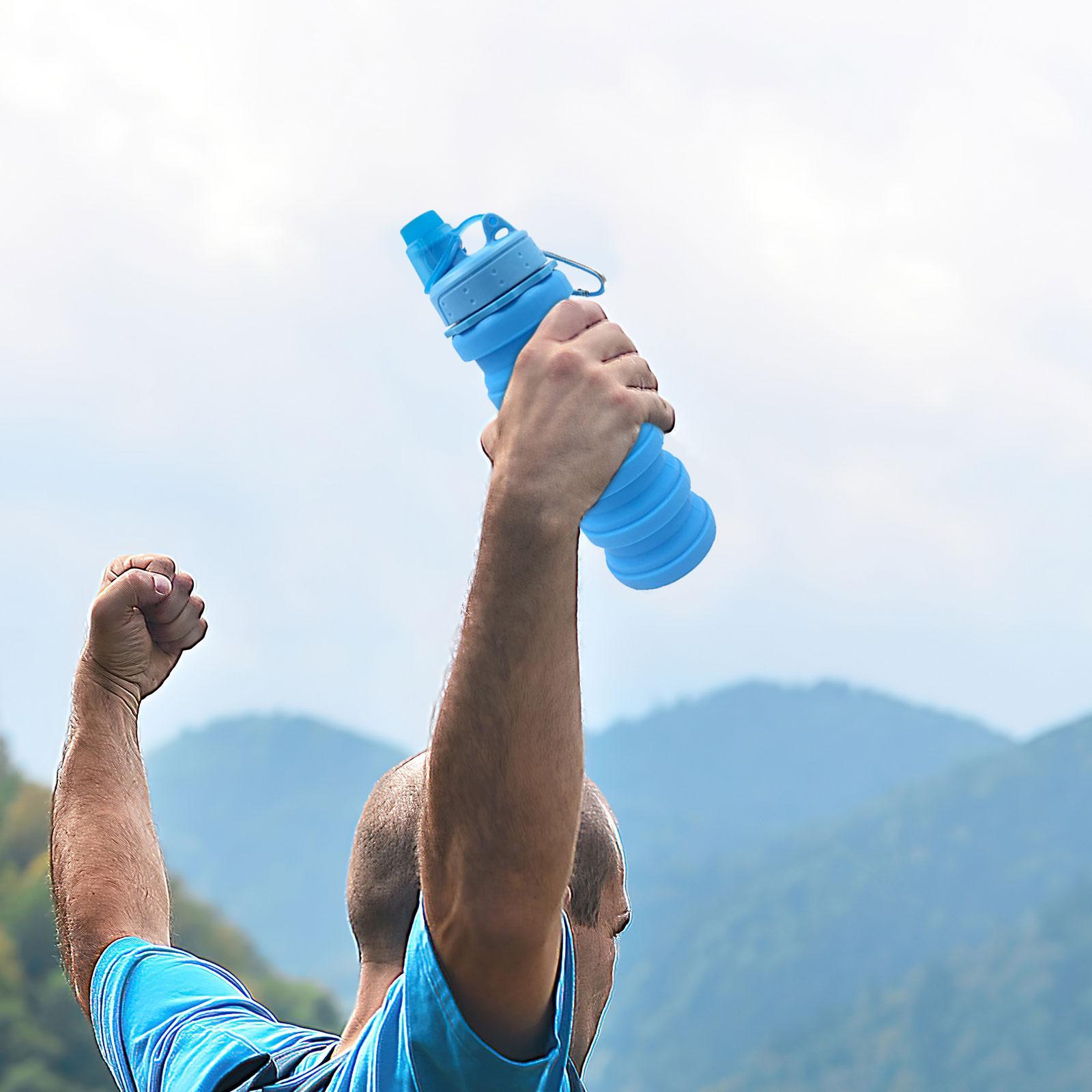Sports Drink Bottle Durable Collapsible Water Bottle for Bike Outdoor Hiking