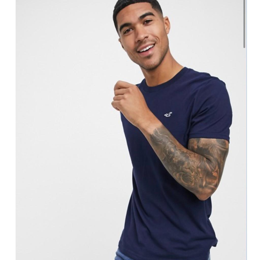 Áo thun nam Áo phông Hollister ngắn tay cổ tròn 100% cotton xuất xịn - BASIC BRO