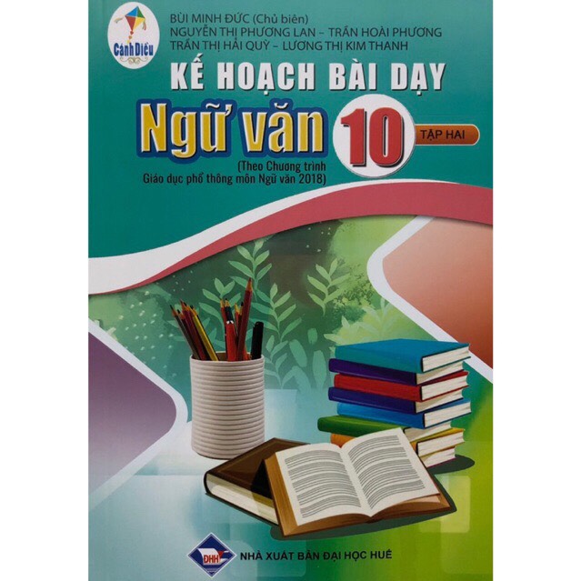 Sách - Kế hoạch bài dạy Ngữ văn 10 tập 2 cánh diều và 2 tập giấy kiểm tra kẻ ngang vỏ xanh