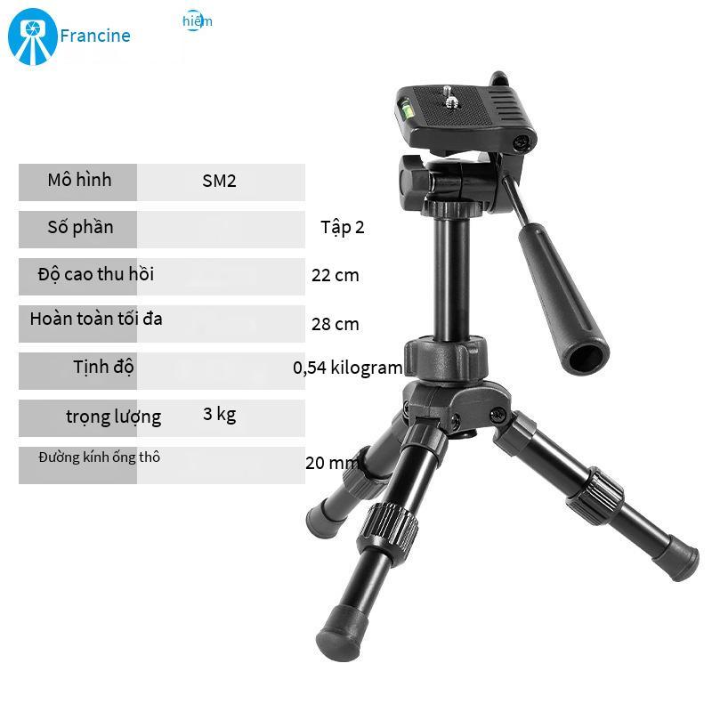 Phong cách mới nhất Beixin SLR máy ảnh mini chụp ảnh selfie tripod điện thoại di động máy tính để bàn phát sóng trực tiếp giá đỡ tam giác chân máy di động