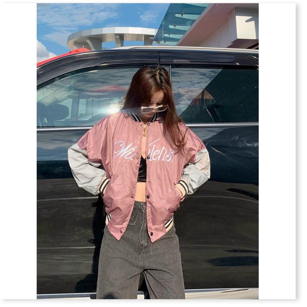 ÁO KHOÁC DU BOMBER UNISEX NỮ HỌA TIẾT SINH ĐỘNG