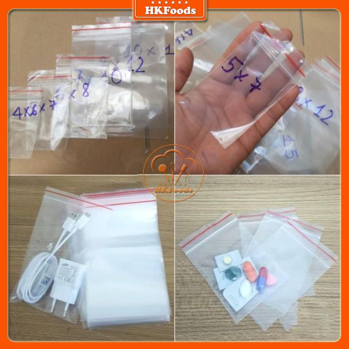 1KG Túi zip viền đỏ đủ size 00-12