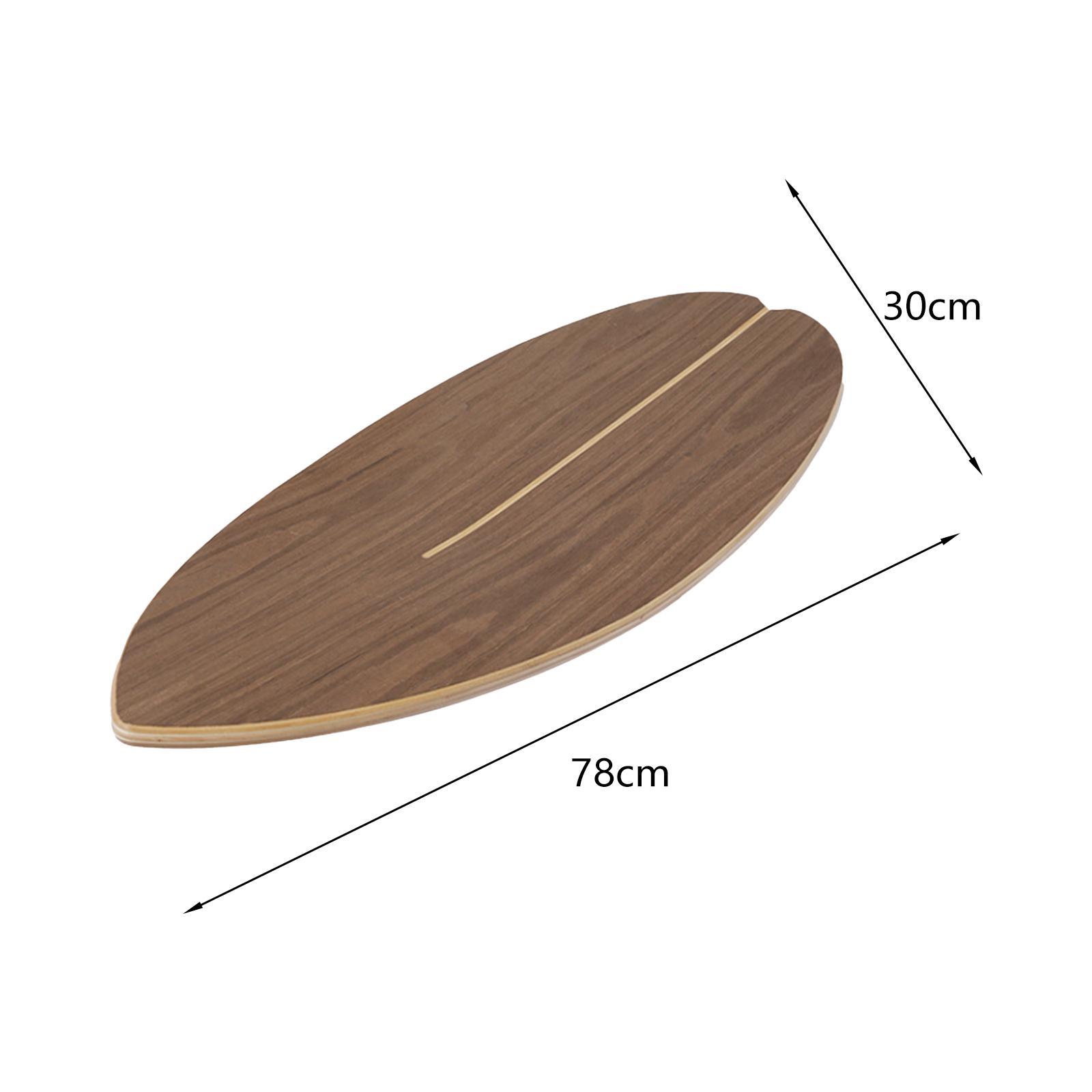 Balance Board Trainer Indoor Basketball Skiing Office Wooden Balancing Board