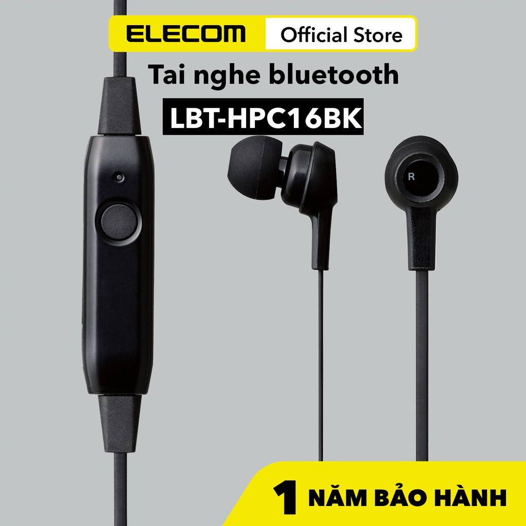 Tai nghe bluetooth ELECOM LBT-HPC16BK - Hàng chính hãng