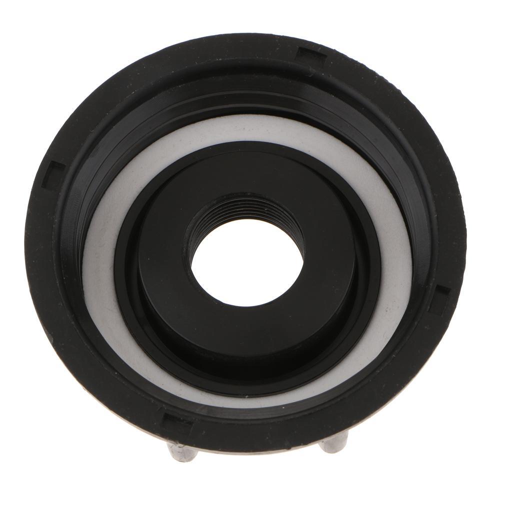 1000L IBC Water Tote Tank Adapter Hose Cap 60mm Coarse Thread Outlet, 1/2inch+1inch=2PCS