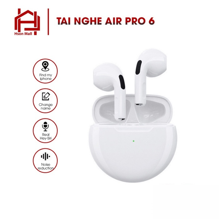 Tai nghe bluetooth không dây có mic, âm thanh vòm cảm biến định vị đổi tên