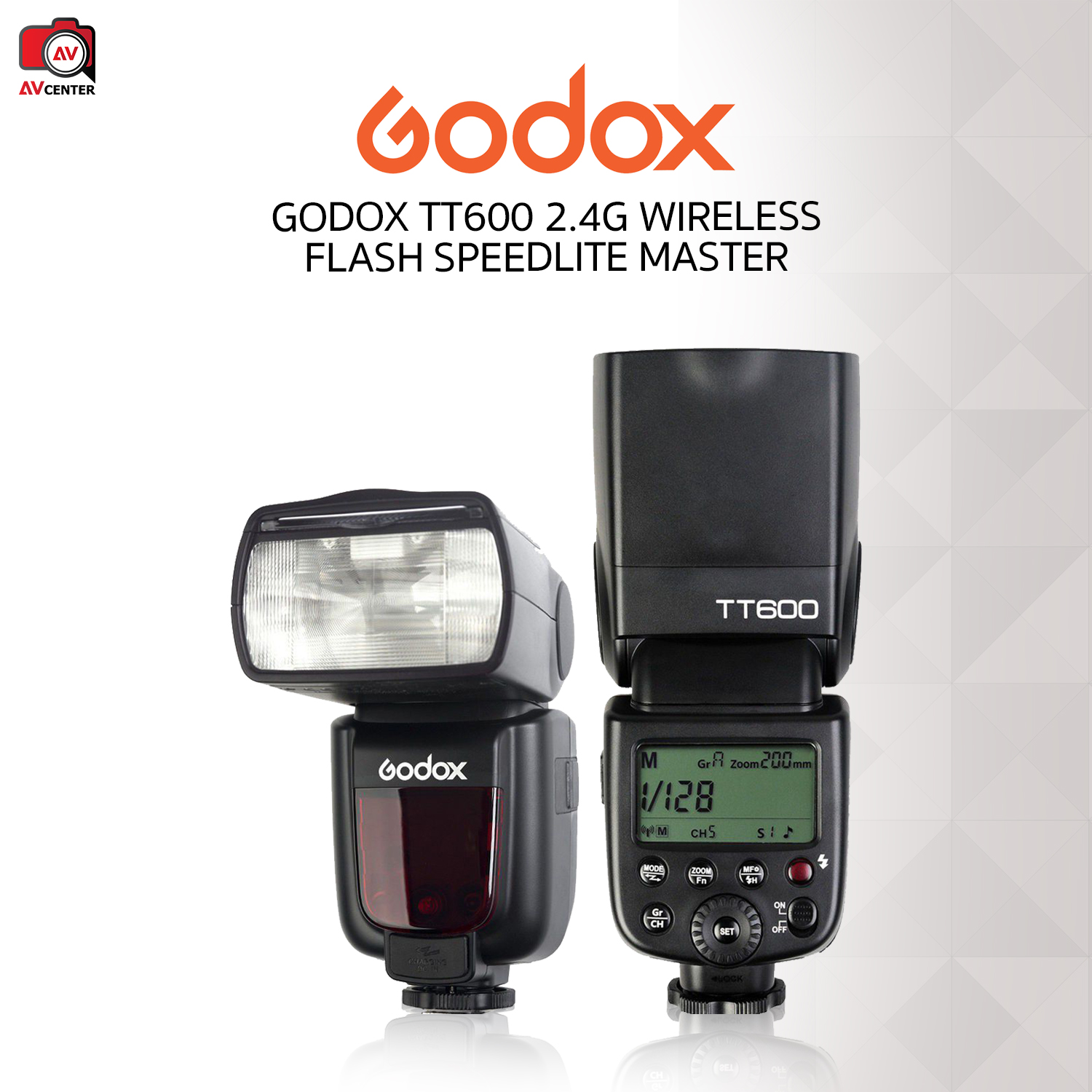 Đèn Flash Godox TT600 Tặng Kèm Bộ Pin Sạc - Hàng Nhập Khẩu