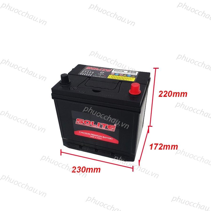 Ắc Quy Solite 65D23R (12V-60AH)