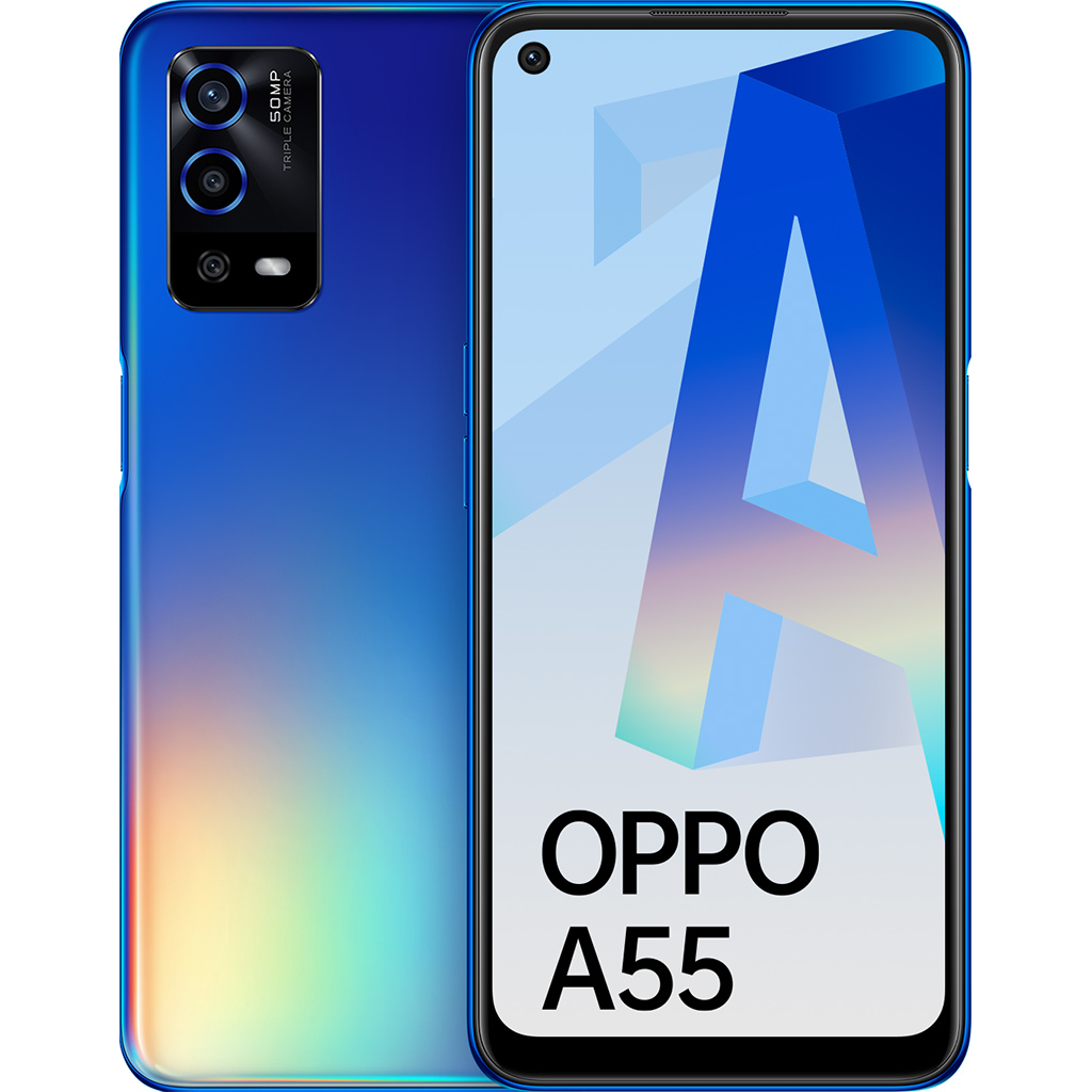 Điện thoại OPPO A55 4GB/64GB Xanh - Hàng Chính Hãng